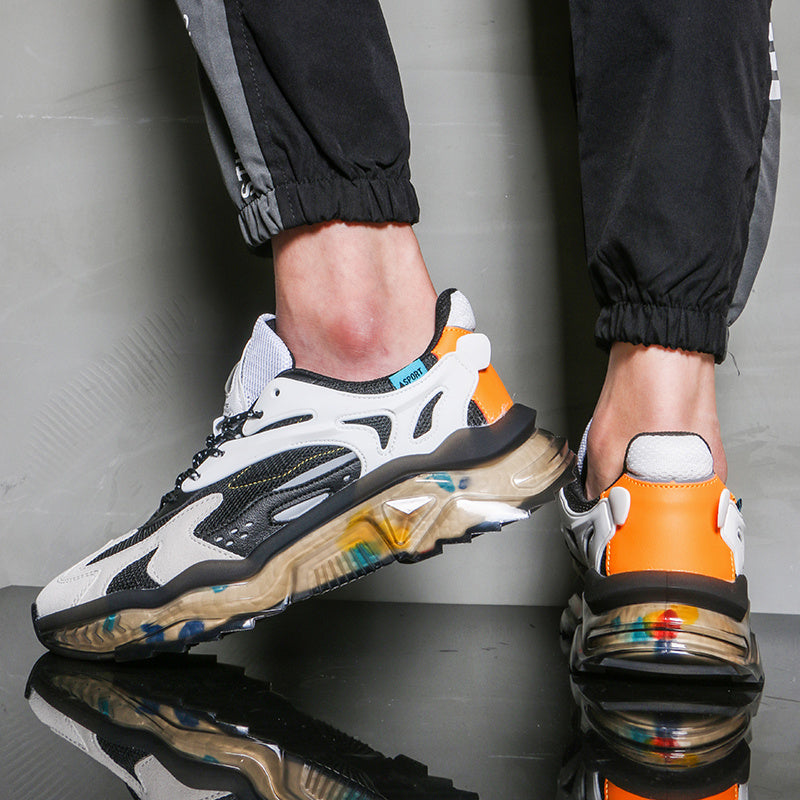 Shock Absorption Lace Up Sneakers Autumn & Winter