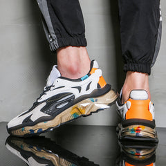 Shock Absorption Lace Up Sneakers Autumn & Winter
