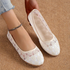 Women's Lace Flat Shoes & Slip On Walking Flats