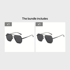 Men's Large Frame Polarized Sunglasses Classic Aluminum Magnesium Sun