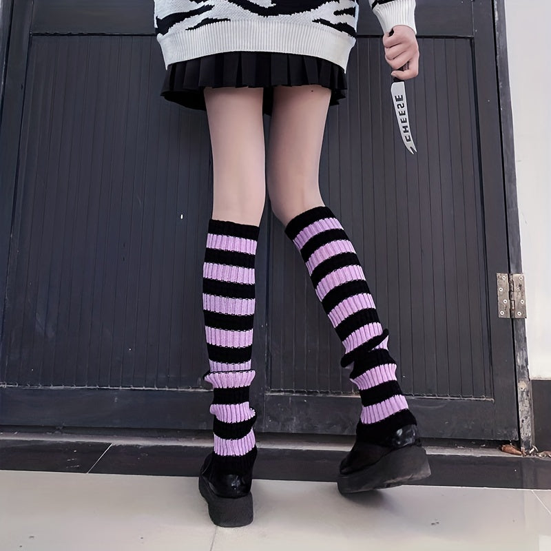 Colorblock Knee High Socks Women's Stockings & Hosiery