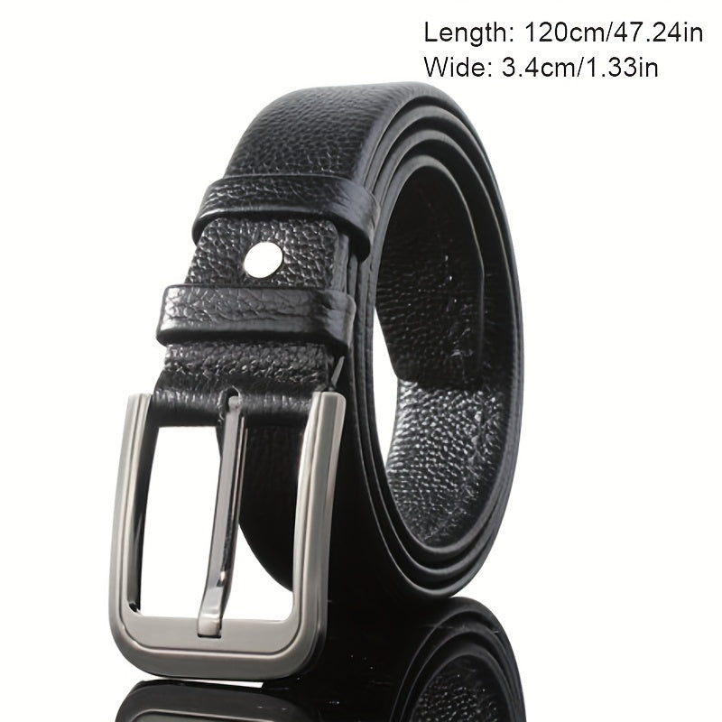 Men's PU Leather Belt Durable Belt For Jeans Pants