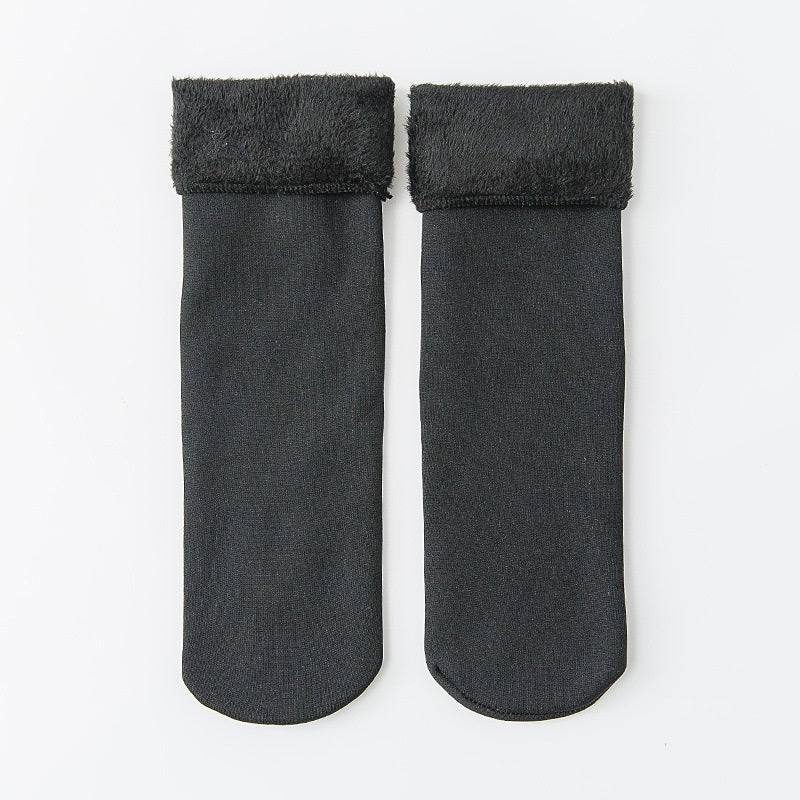 5 Pairs Winter Snow Socks Women's Middle Tube Socks