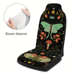 1pc Animal Print Universal Seat Cover - Wild Charm for Your Car Interior