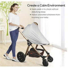 Breathable Nursing Cover with Rigid Hoop, Mother Nursing Apron