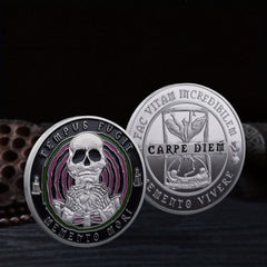 Skull Pirates Halloween Challenge Coin Unique Souvenir for Christmas