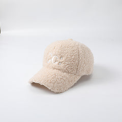 Winter Thick Baseball Cap Outdoor Sports Hat For Women Girls