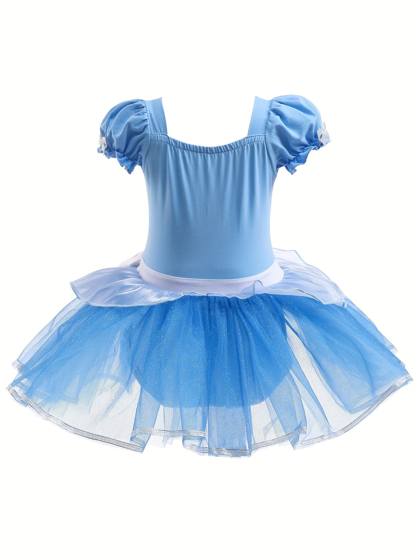 Cotton Sweet Short Sleeve Ballet Tutu Leotard Princess Dress