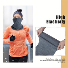 2pcs Plush Windproof Neck Cover for Skiing & Riding