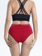 3pcs High Waist Letter Briefs Intimates Panties Women's Lingerie