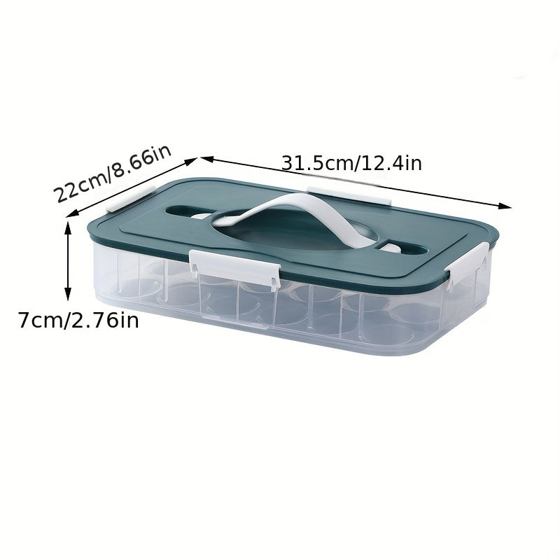 Egg Storage Box for Kitchen Leak Proof Reusable Shockproof Shatterproof