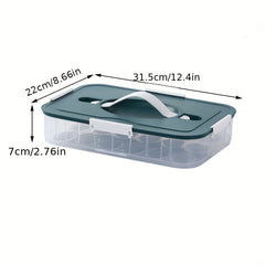 Egg Storage Box for Kitchen Leak Proof Reusable Shockproof Shatterproof