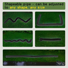 1pc PP Folding Telescopic Drain Pipe Extend Outdoor Drainage