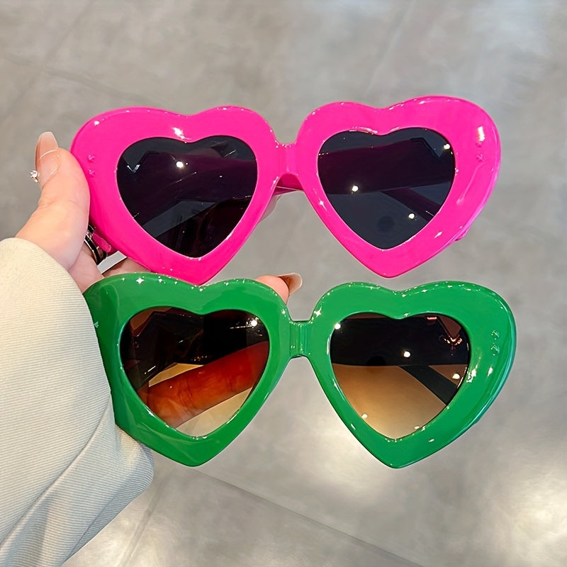 Heart Shaped Sunglasses Funny Sun Shades UV400