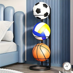 Ball Storage Rack Basketball Display Stand Portable Outdoor Ball Stand Holder