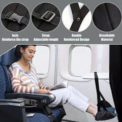 Travel Portable Footrest Hammock Under Desk Accessories