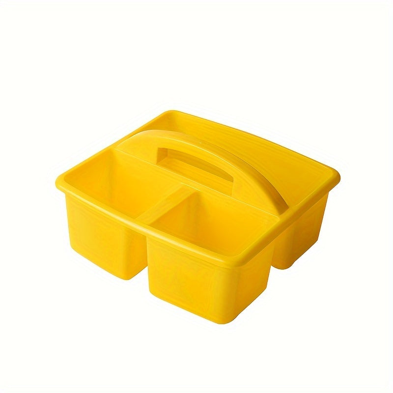 Desktop Plastic Basket Storage Box with Compartments
