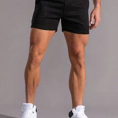 Men's Comfy Stretch Solid Summer Gym Shorts
