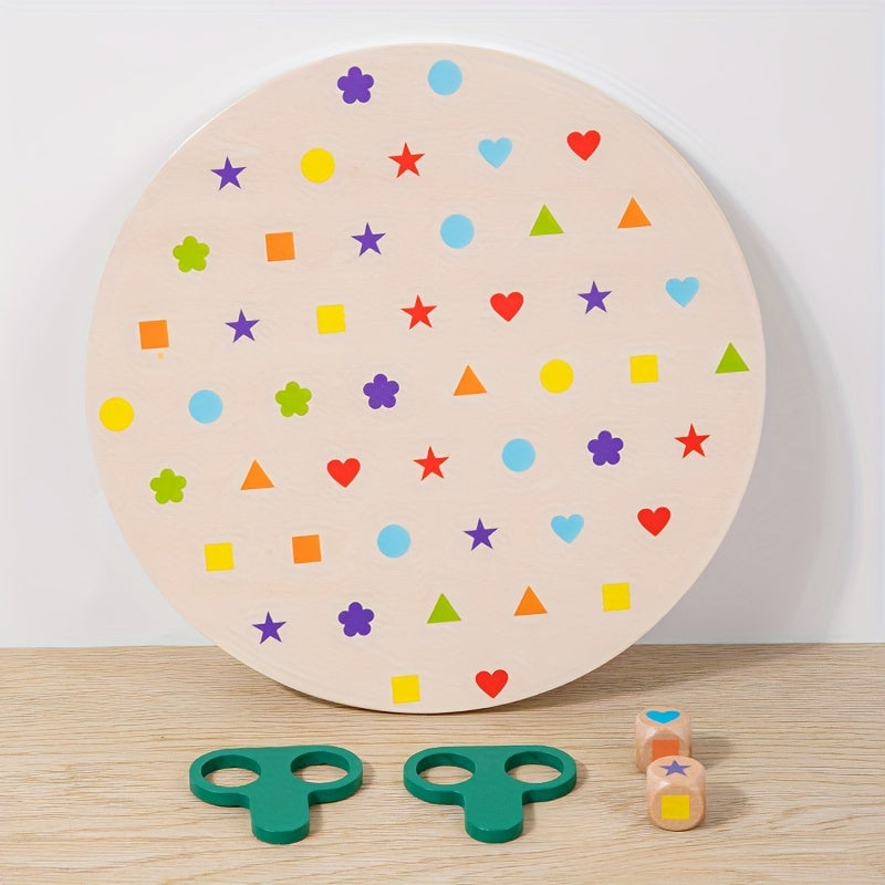 Wooden Educational Puzzle Game Shape Recognition Toy