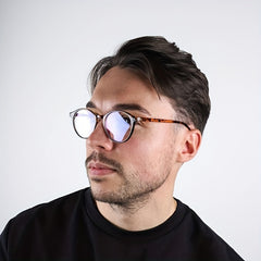 Men's Casual Anti Light Glasses Retro Reading Glasses Protective Glasses