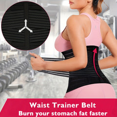 Waist Trainer Trimmer Belt Tummy Control Wrap Cincher
