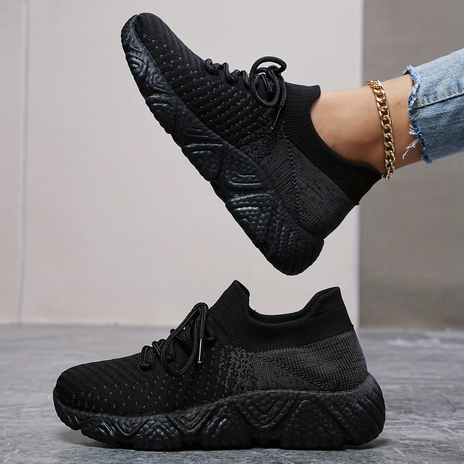 Women's Mesh Breathable Running Shoes Non slip Sports Shoes