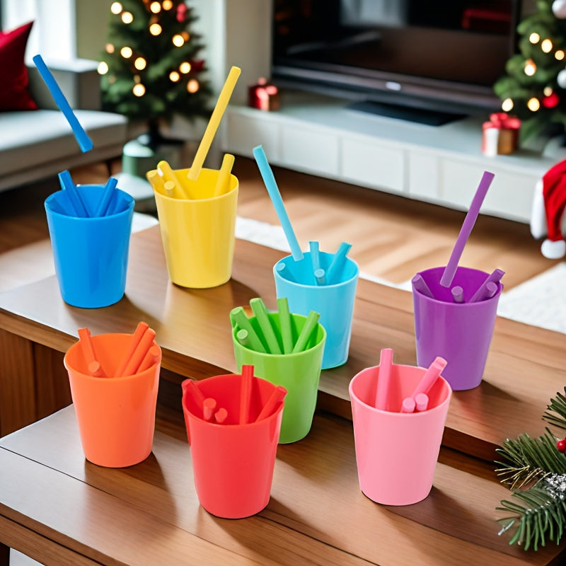 Wooden Number Matching Game with Counting Sticks & Colorful Cups