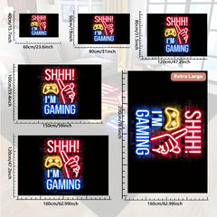 Large 3D Gaming Area Rug Machine Washable Gamepad Carpet Decoration