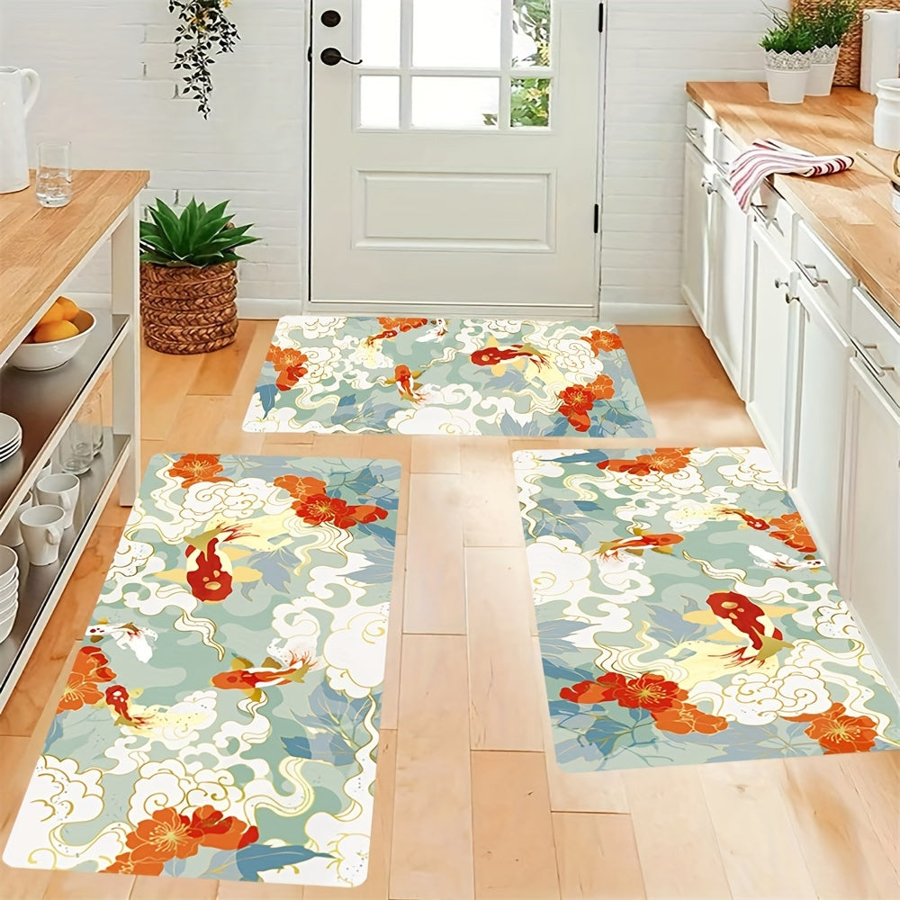 Soft Quick Dry Area Rug Anti Fatigue Kitchen Rug Waterproof Non Slip Runner Rug