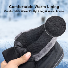Warm Fleece Cozy Snow Boots for Boys