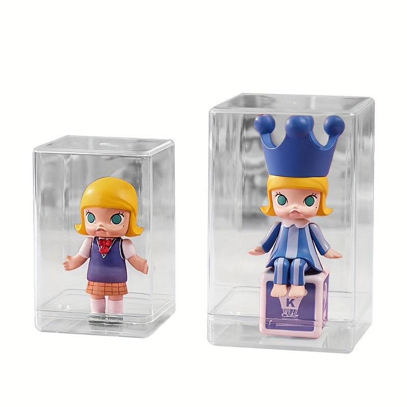 Small Model Storage Box Dust Proof Case Transparent Showcase Organizer