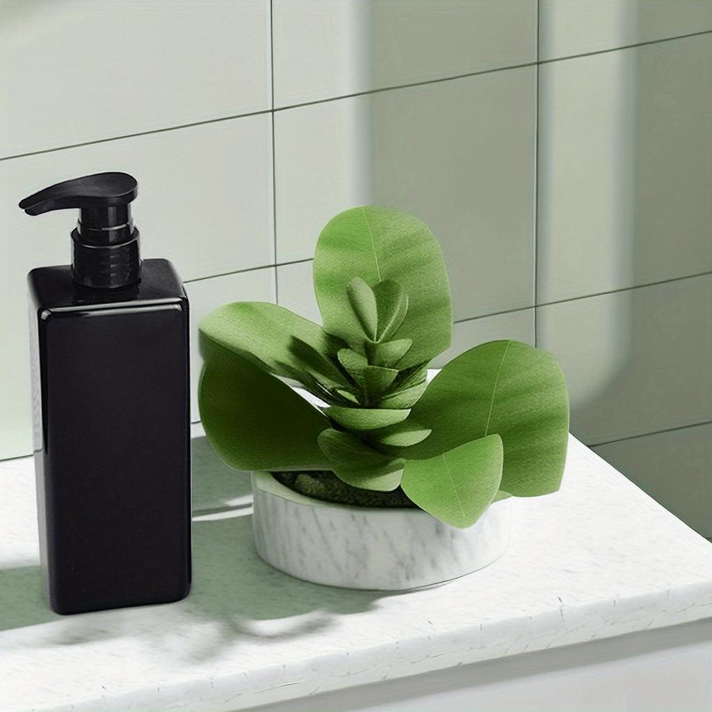 500ML Plastic Soap Dispenser Pump Refillable Bottle for Bathroom