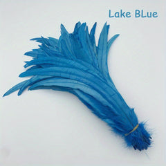 10pcs Rooster Feather Shape Western Style Hair Accessories