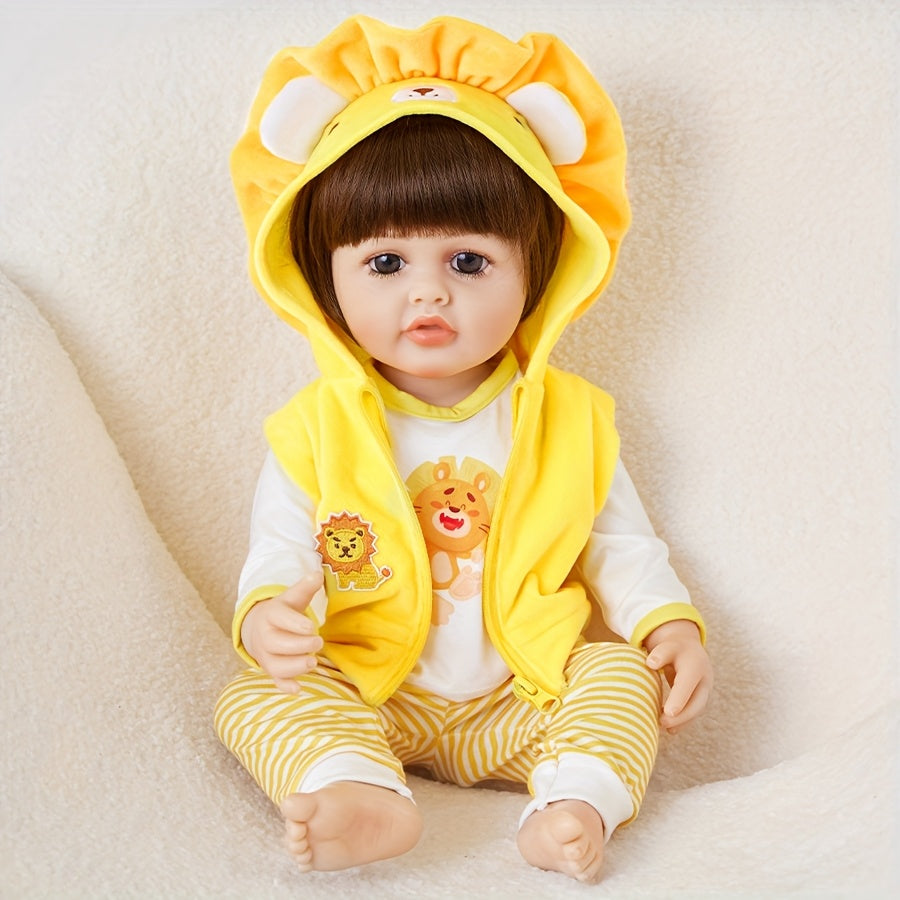 Lion Pattern Dolls Clothes Set - Outfit Pants Jacket - Easter Bunny Toy