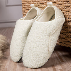 Men's Cozy Fleece Indoor Sock Slippers