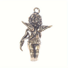 Brass Angel Wings Pendants Necklaces Key Chains DIY Accessories