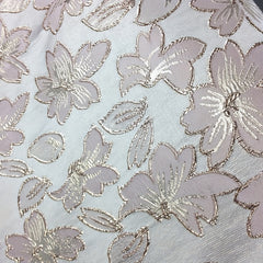 Pink Sewing Fabric For Dress Diy Upholstery Apparel Floral Material