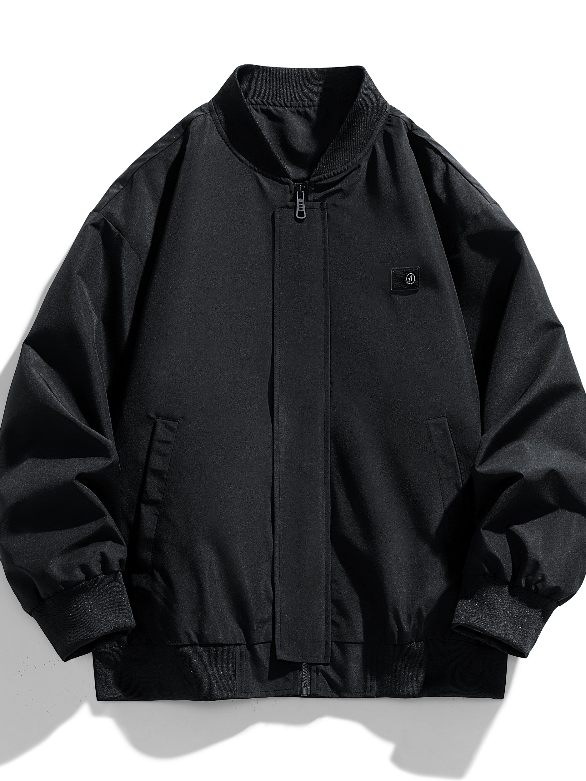 Men's Casual Baseball Collar Jacket Coat For Spring Fall