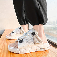 Men's Open Toe Air Cushioned Sandals for Beach Spring Summer