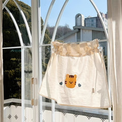 Cotton Embroidered Car Sunshade Curtain Cute Design