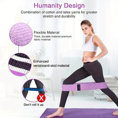 3pcs Yoga Elastic Stretching Bands Hip Exercise Tension Bands