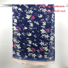 Classic Print Scarf Romantic Vintage Comfortable Smooth Scarf