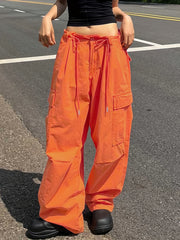 Casual Sports Pants High Waist Cargo Pants