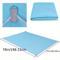 Waterproof Pocket Beach Blanket Portable Mat for Camping Picnic