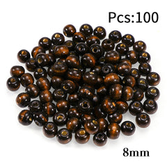 Wooden Beads DIY Jewelry Making Hand Craft Fine Jewelry 6 8 10 12 18 20MM
