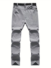 Men's Quick Dry Trousers Elastic Waist Active Pants