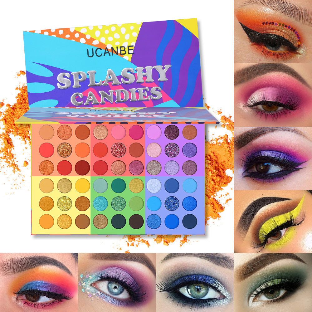 UCANBE Splashy Candies Eyeshadow Palette - 54 Shades