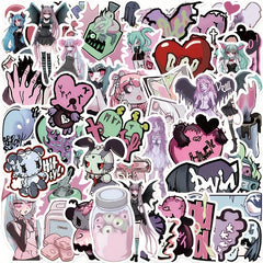 50pcs Hot Lady Series Graffiti Stickers DIY Sticker
