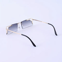 Men's Square Wavy Frame Polarized Sunglasses UV Protection