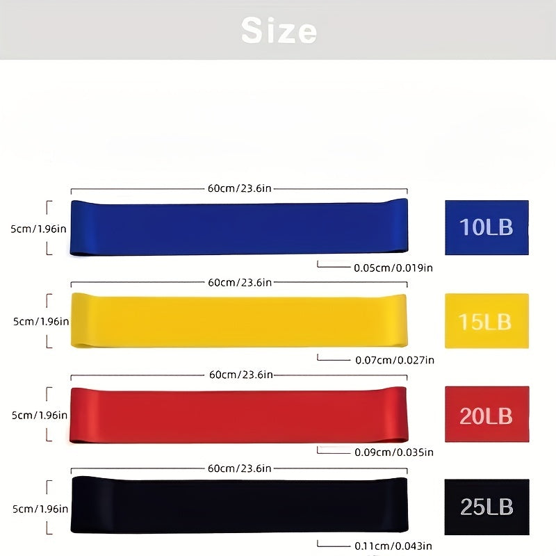 Yoga Silicone Resistance Band for Elastic Tension Training
